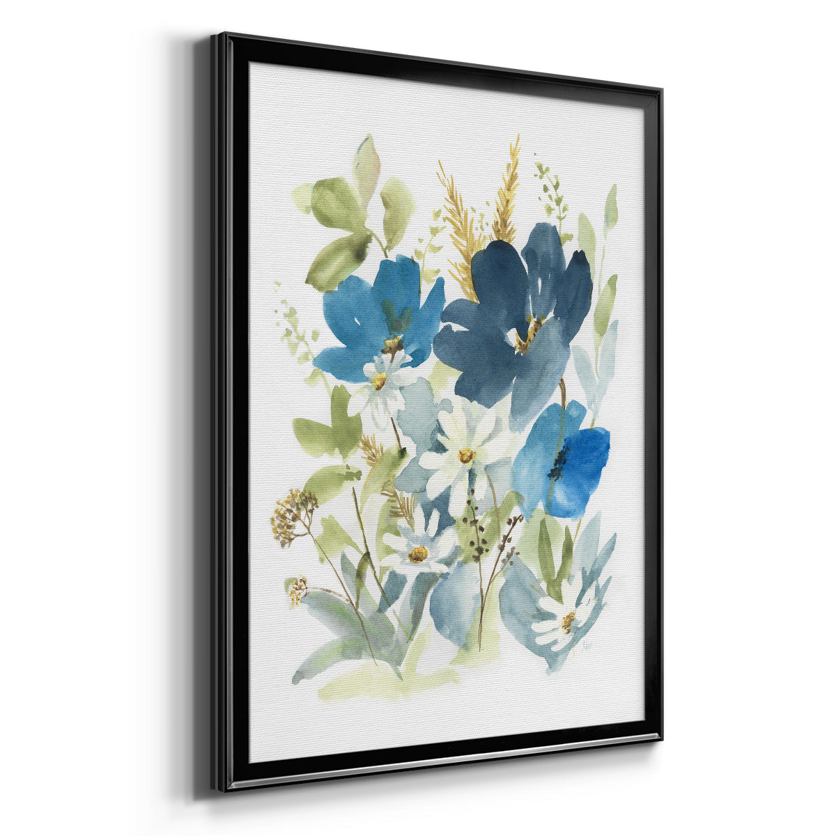 Wild Medley II - Modern Framed Canvas Print