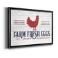 Farm Fresh Eggs Premium Classic Framed Canvas - Ready to Hang