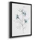 Indigo Sketch II - Modern Framed Canvas Print