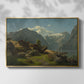 Balestrand, 1848 - Floater Framed Canvas Print