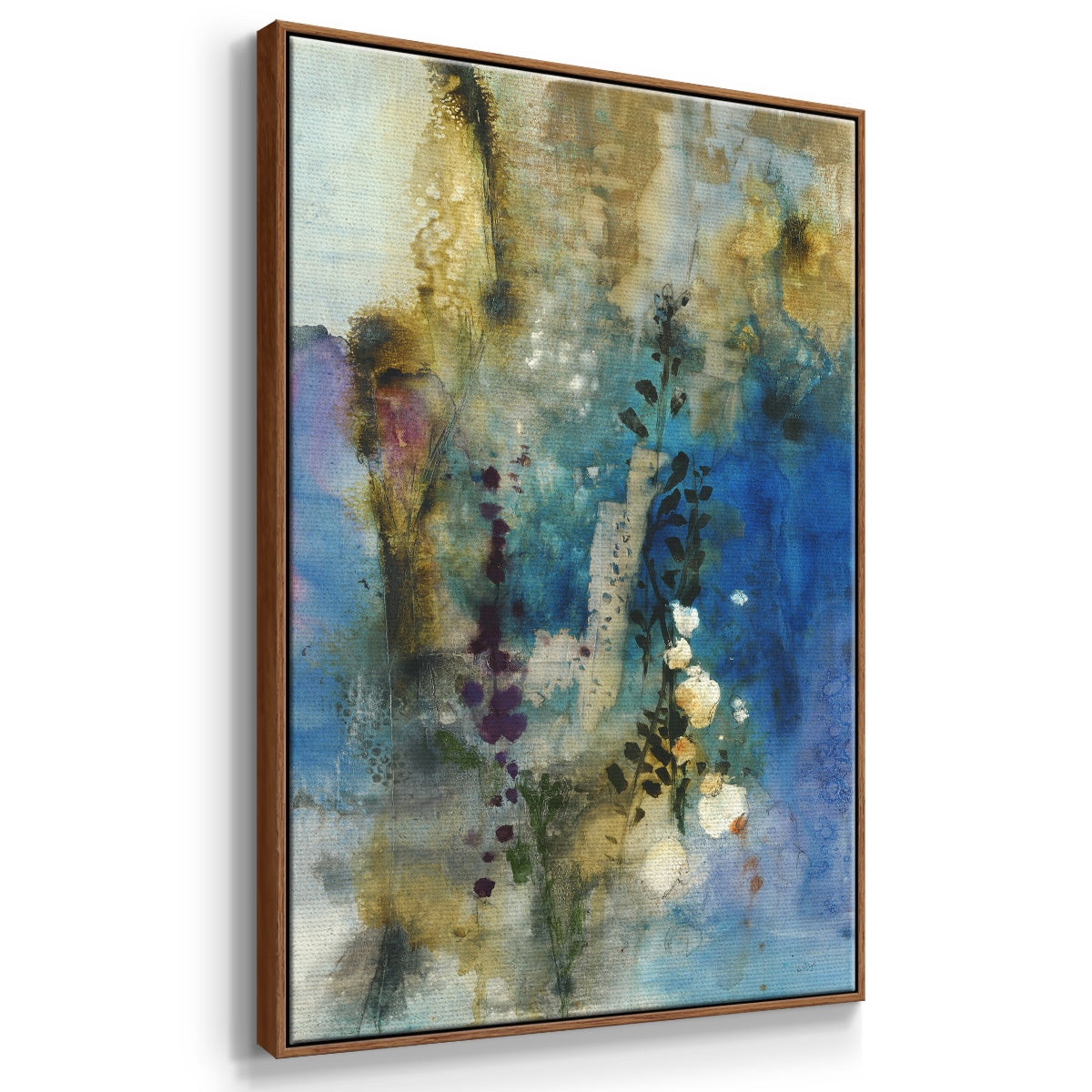 Immerge I - Framed Premium Gallery Wrapped Canvas L Frame - Ready to Hang