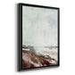 Coastal Inlet Study II - Modern Framed Canvas Print