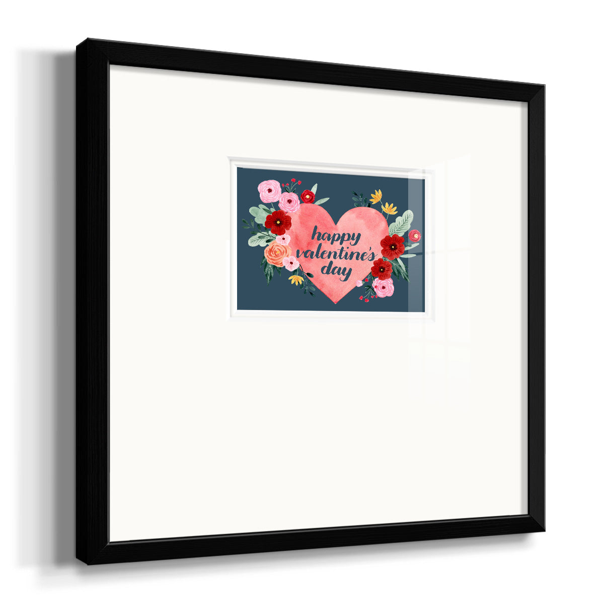 Sweet Hearts Collection A Premium Framed Print Double Matboard