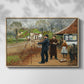 L. A. Ring Painting near Aasum Smithy, 1893 - Floater Framed Canvas Print