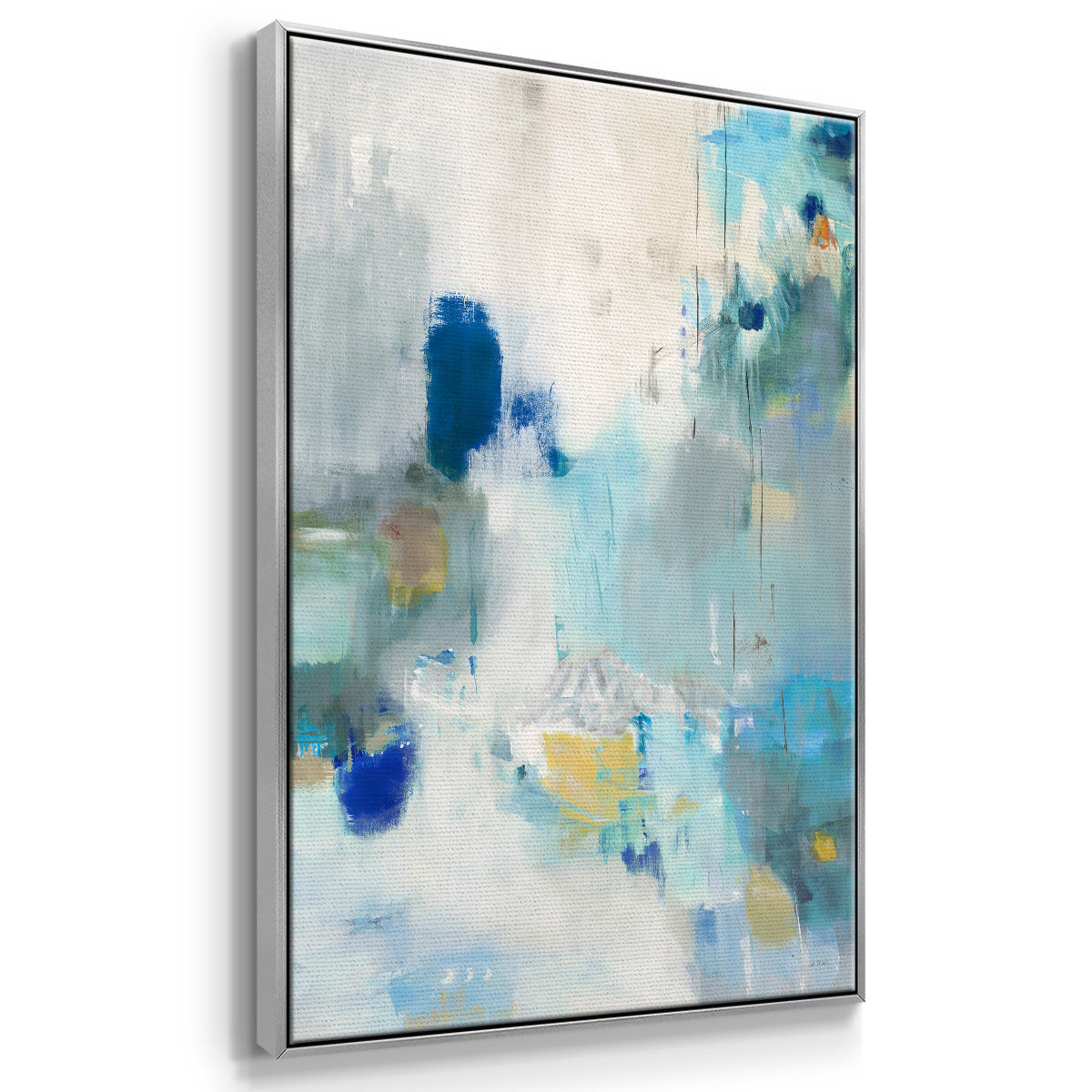 Celeste Motion II - Framed Premium Gallery Wrapped Canvas L Frame - Ready to Hang