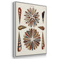 Spiral Shell Formation I - Framed Premium Gallery Wrapped Canvas L Frame 3 Piece Set - Ready to Hang