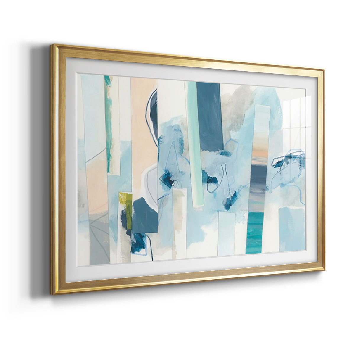 Liquid Strata II - Modern Framed Art Print