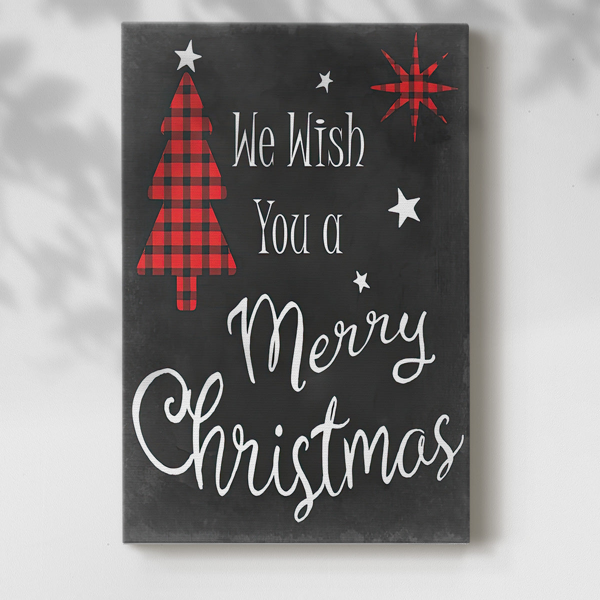 We Wish in Red - Gallery Wrapped Canvas