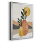 Adobe Moon II - Modern Framed Canvas Print