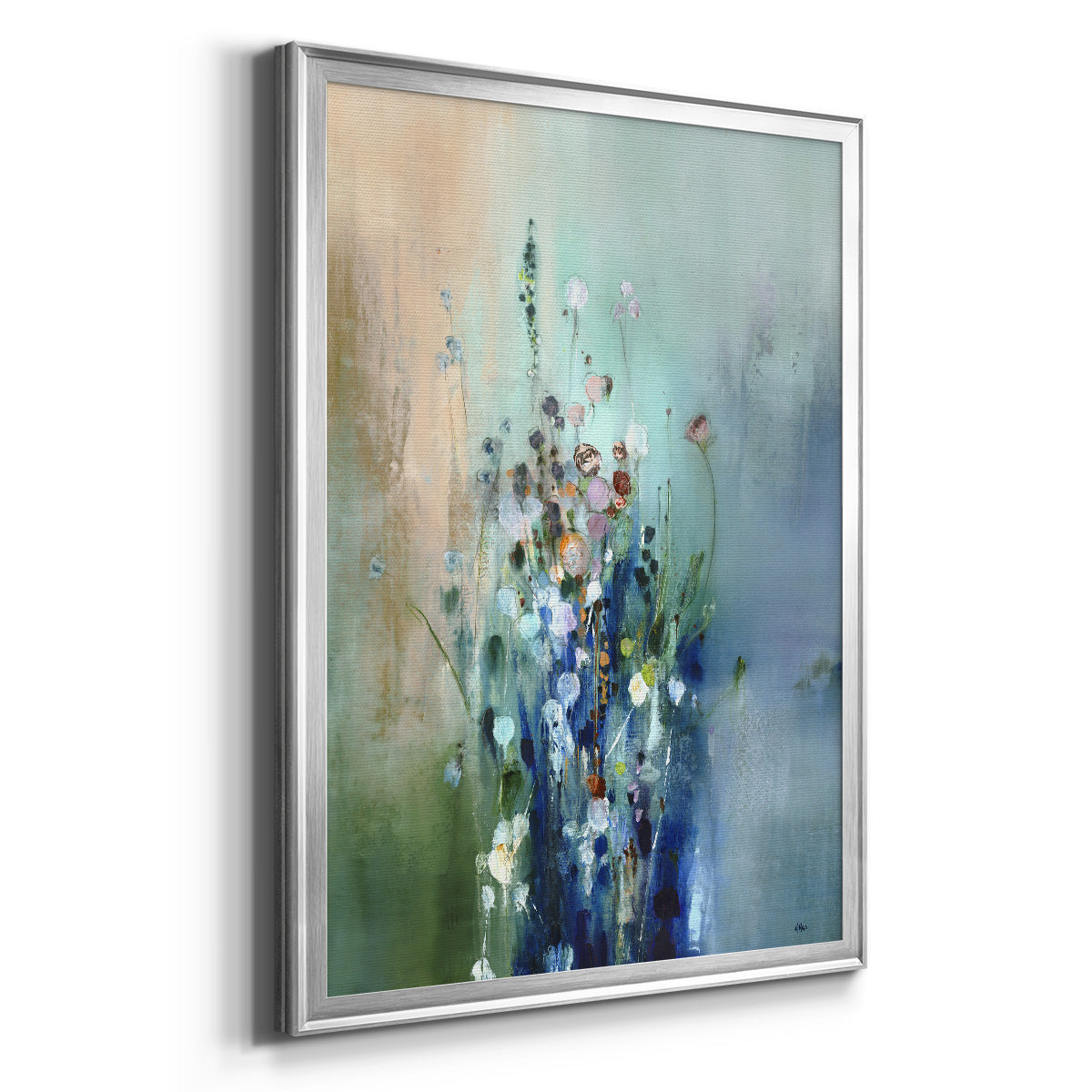 Current Air II - Modern Framed Canvas Print