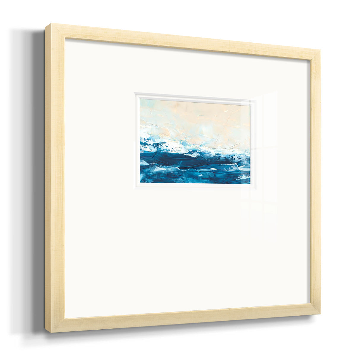 Wave after Wave III Premium Framed Print Double Matboard