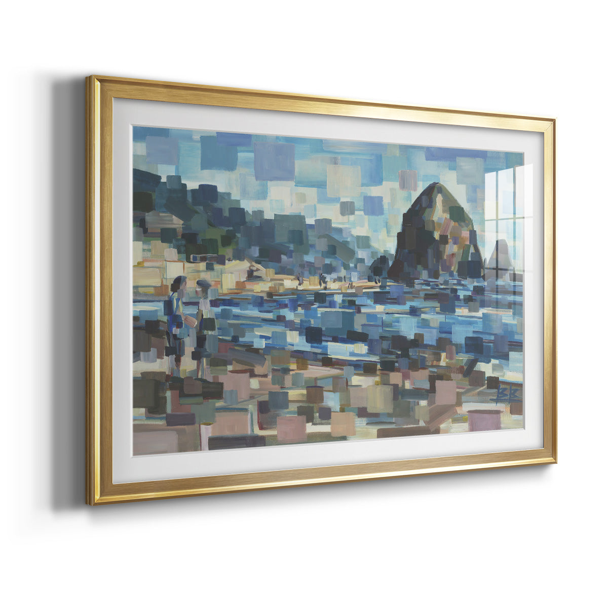 Evening in Cannon Beach - Modern Framed Art Print