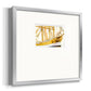 Gold Ship II Premium Framed Print Double Matboard