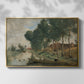 Landscape at Arleux-du-Nord, c. 1871-1874 - Floater Framed Canvas Print
