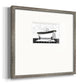 Modern Bath II Premium Framed Print Double Matboard