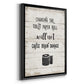 Changing the Roll - Modern Framed Canvas Print