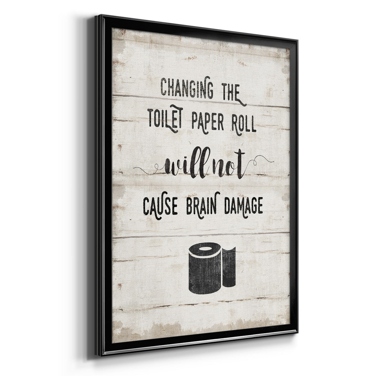 Changing the Roll - Modern Framed Canvas Print