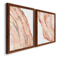 Rose Quartz I - Premium Framed Canvas 2 Piece Set - Ready to Hang