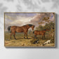 Portrait of Reformer, Blucher, Tory and Crib, Property of Rowland Alston, Esq., M.P., 1835 - Floater Framed Canvas Print