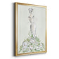 Fashion Floral Figurative - Modern Framed Canvas Print