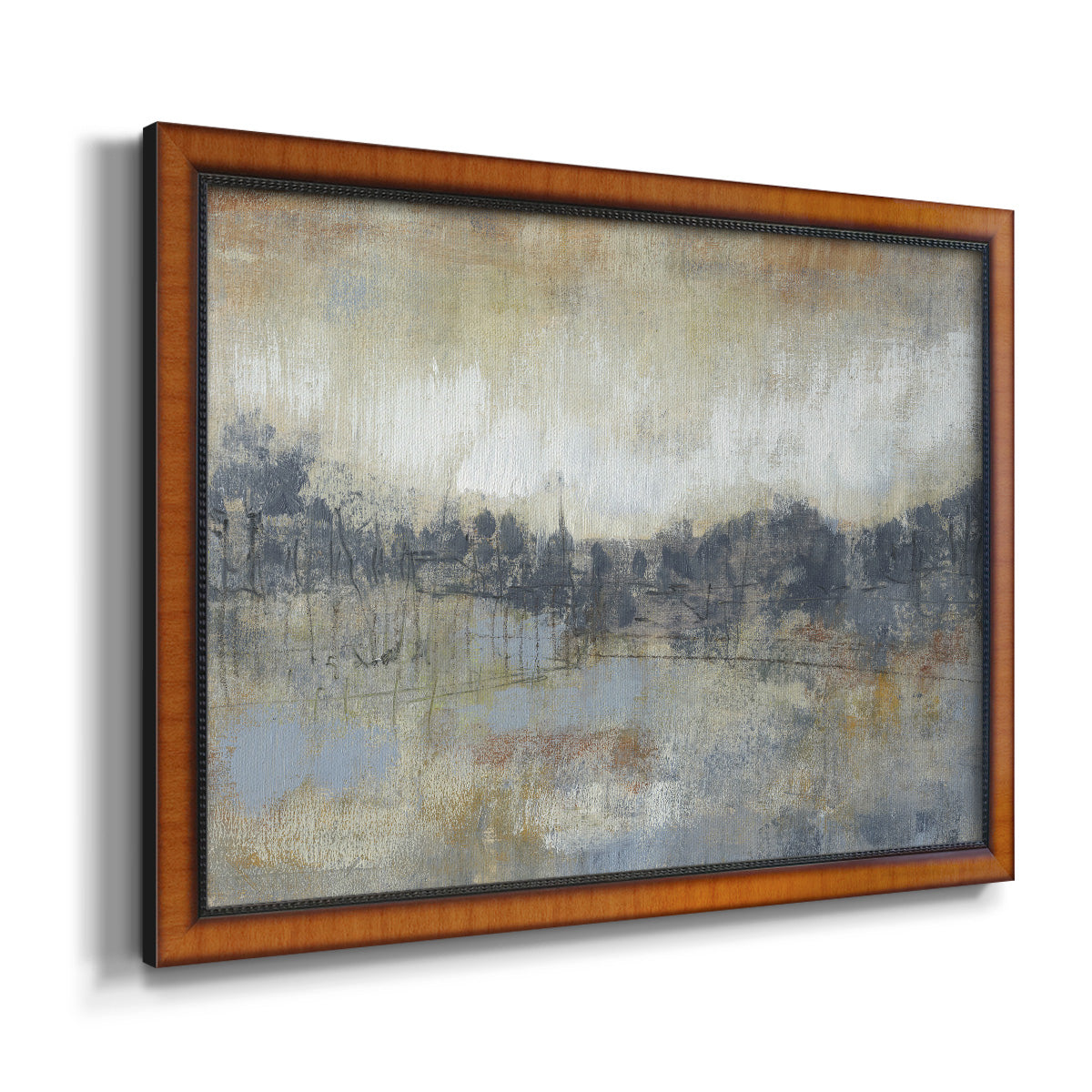 Cool Grey Horizon I Premium Framed Canvas- Ready to Hang