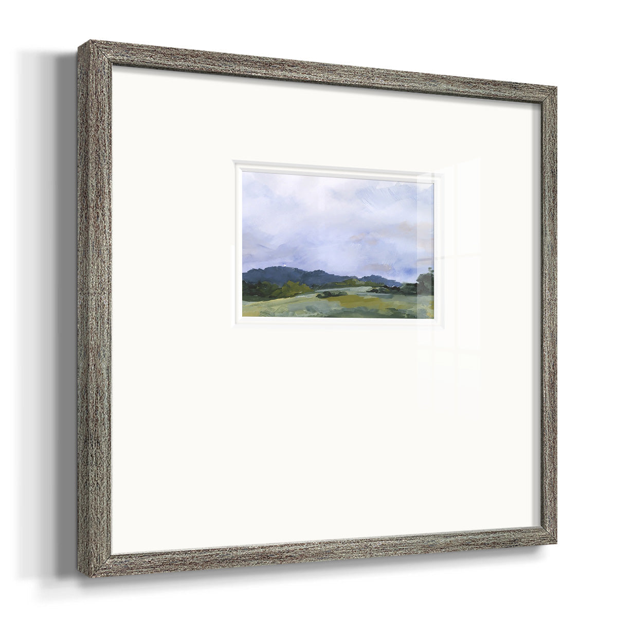 Pastoral Horizons II Premium Framed Print Double Matboard