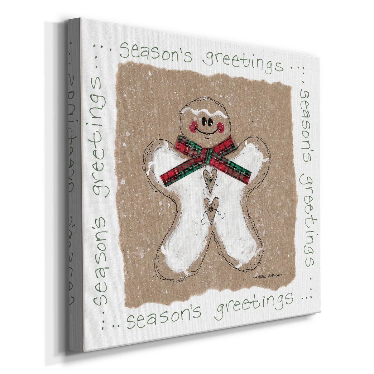 Gingerbread Man - Canvas Art Print