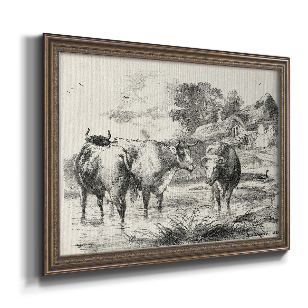 Rural Charms I Premium Framed Canvas- Ready to Hang