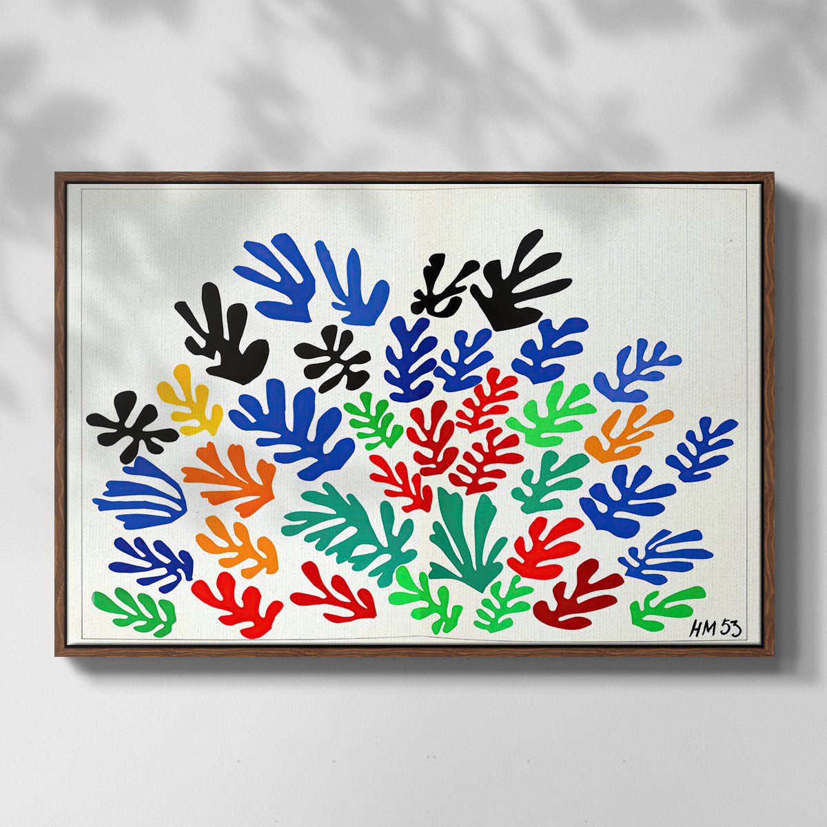 The Sheaf (La gerbe), 1953 - Floater Framed Canvas Print