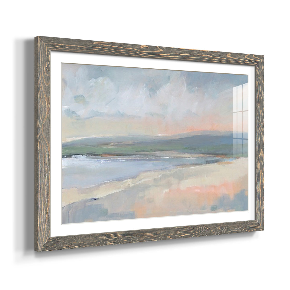 Coastal Study I - Barnwood Framed Art Print