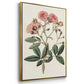 Pink Floral Mix IV - Framed Premium Gallery Wrapped Canvas L Frame 3 Piece Set - Ready to Hang