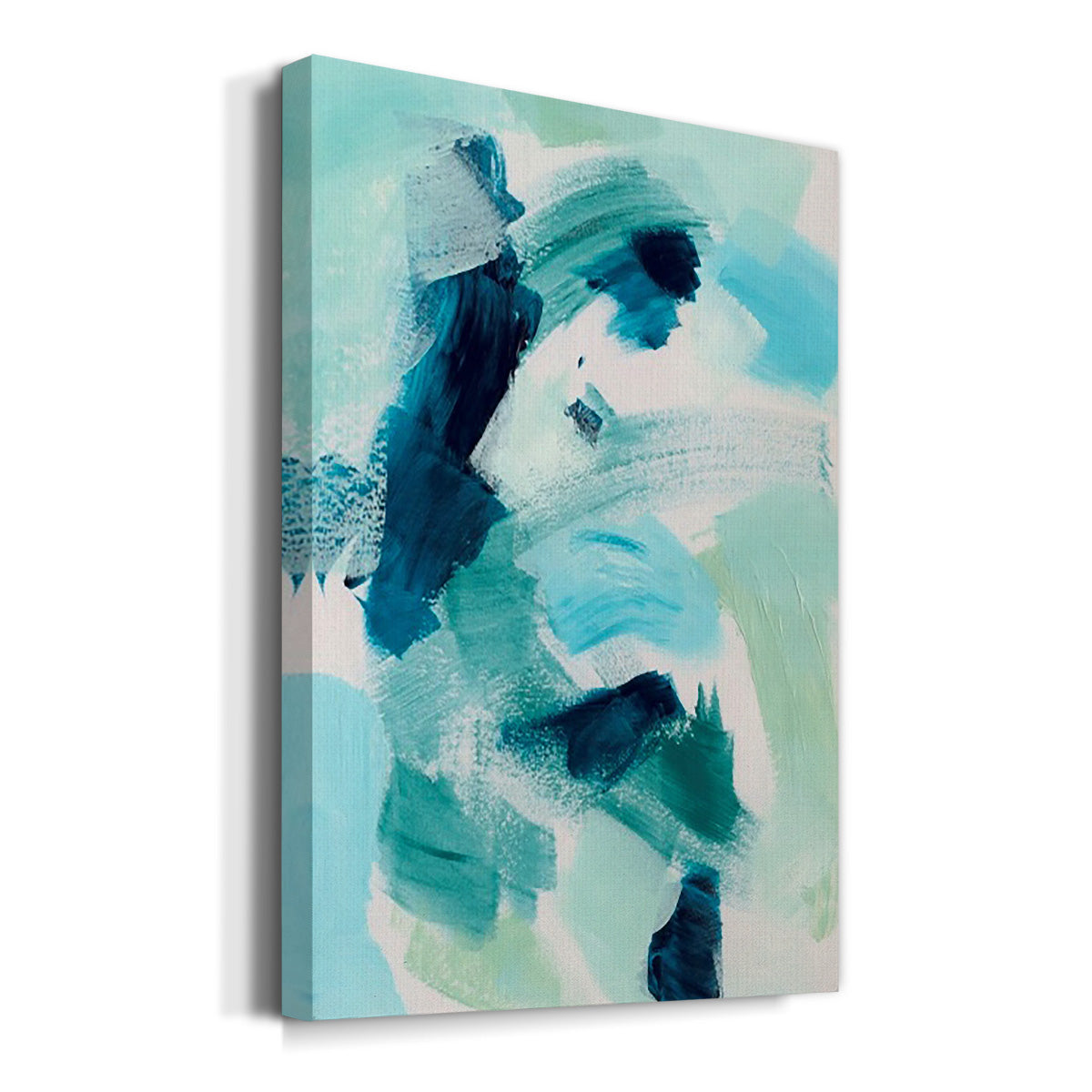 Teal Composition I - Canvas Art Print