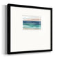 Shifting Seas Premium Framed Print Double Matboard