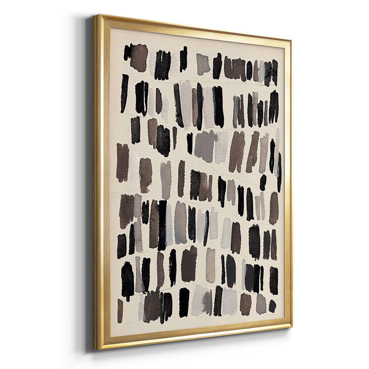 Chalk and Flint III - Modern Framed Canvas Print