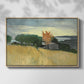 Fields of Wheat in Cagnes, 1918 - Floater Framed Canvas Print