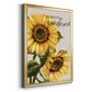 You Are My Sunshine - Modern Framed Canvas Print