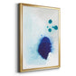 Spare Blue I - Modern Framed Canvas Print