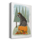 Raccoon On Pumpkin - Canvas Art Print