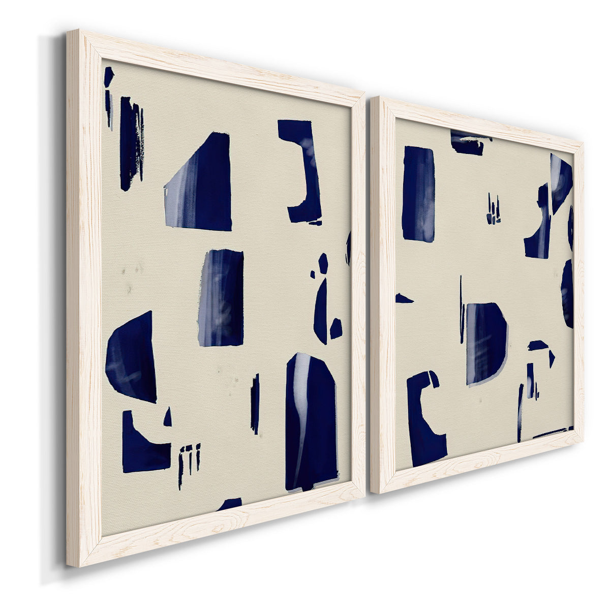 Fragment Abstraction I - Premium Framed Canvas 2 Piece Set - Ready to Hang