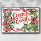 Cardinal Holly Christmas Collection A - Floater Framed Canvas Print