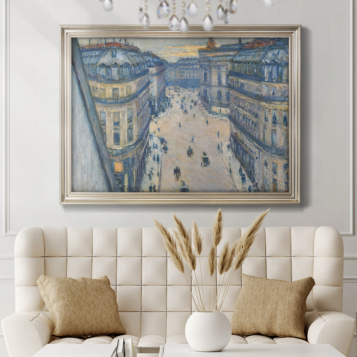Halévy Street, View from the Seventh Floor - Ornate Framed Canvas Print