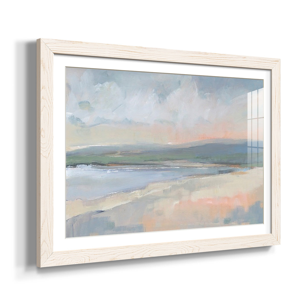 Coastal Study I - Barnwood Framed Art Print