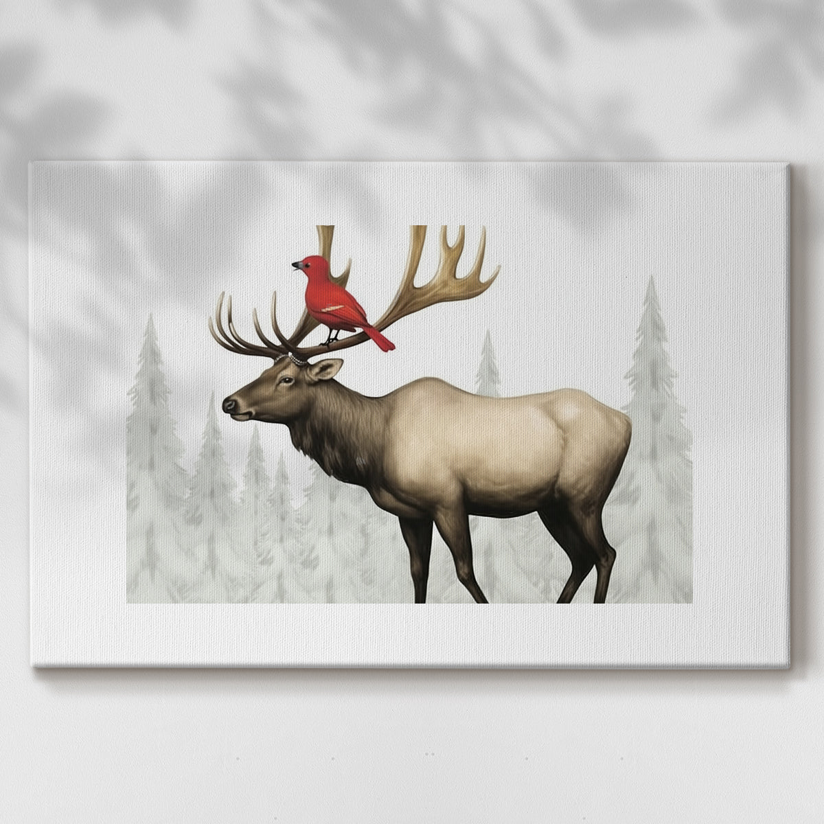 Silver Pines Blessing - Canvas Art Print