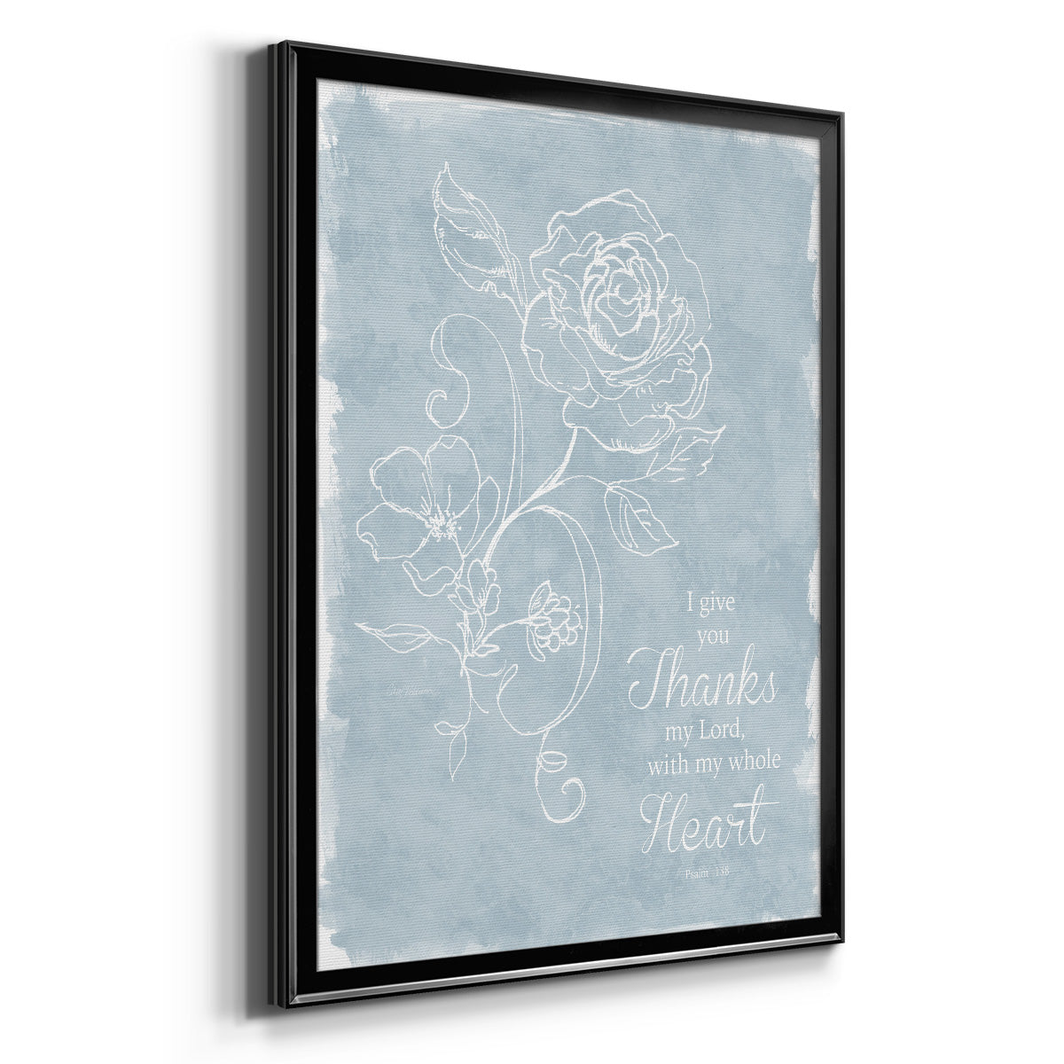 Whole Heart - Modern Framed Canvas Print