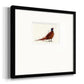 Pheasant Splash 4 Premium Framed Print Double Matboard