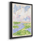 Low Country River Vista II - Modern Framed Canvas Print