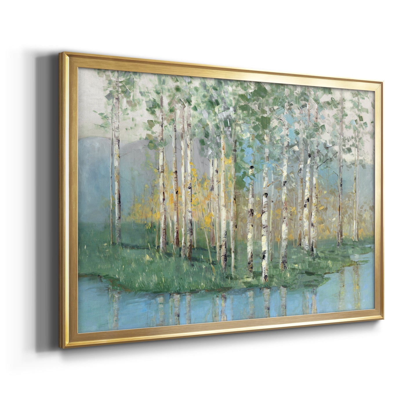 Birch Reflections Revisited Premium Classic Framed Canvas - Ready to Hang