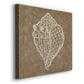 Embroidered Shells I - Canvas Art Print