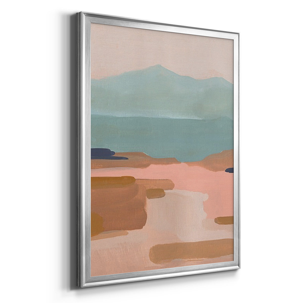 Desert Sunrise I - Modern Framed Canvas Print