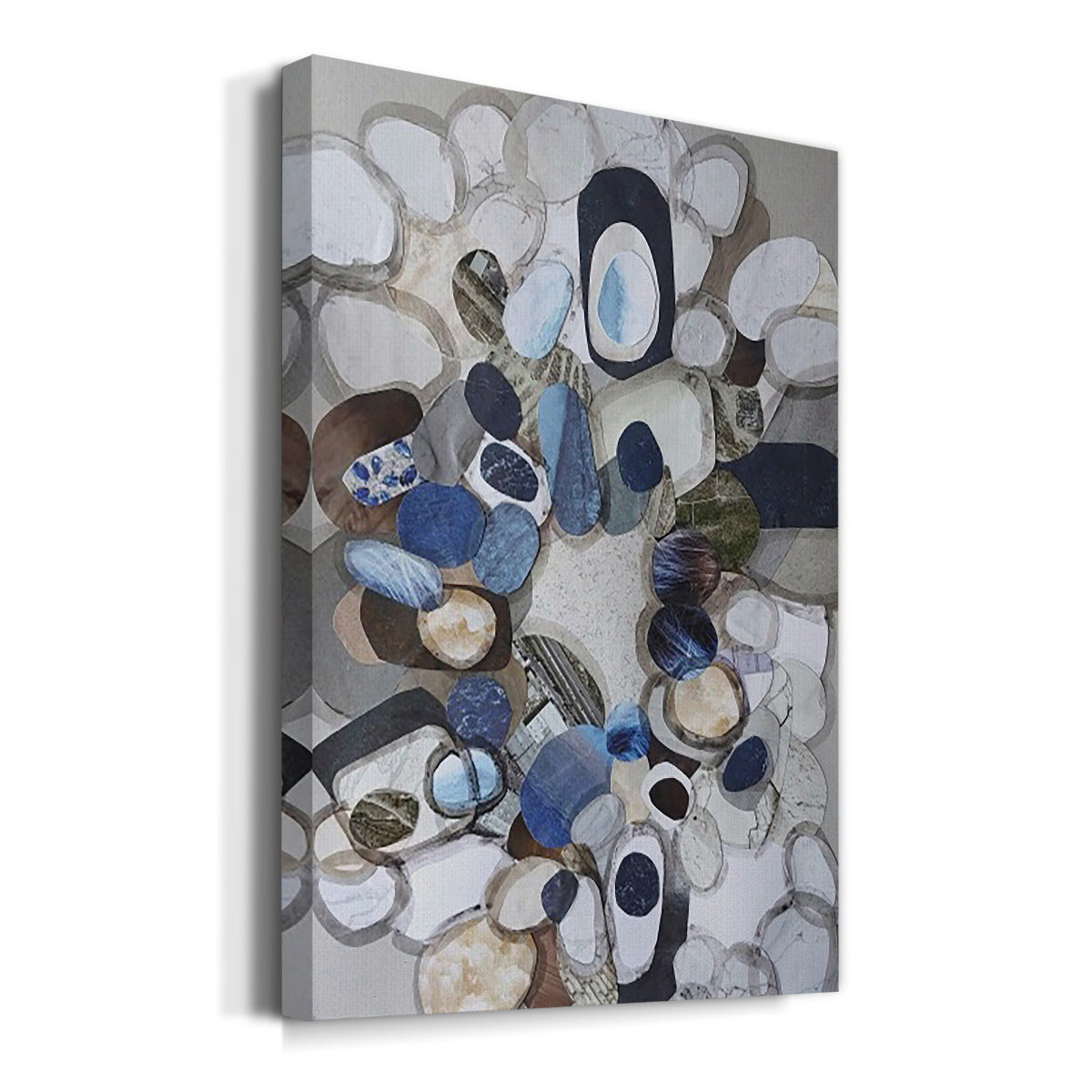 Santa Cruz Beach Stones Premium Gallery Wrapped Canvas - Ready to Hang